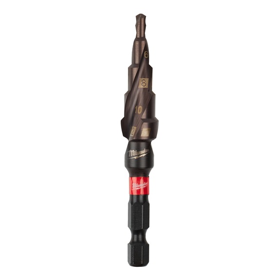 MILWAUKEE Step drill Shockwave 37594 mm 1 piece 48899262 - Step drill (non-detachable cutting edges)