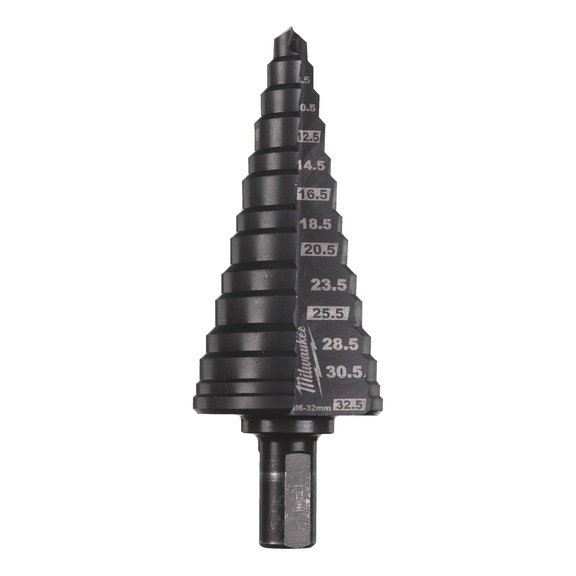 MILWAUKEE Cobalt step drill M6-M32 48899380 - Step drill (non-detachable cutting edges)