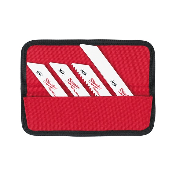 MILWAUKEE Säbelsägeblatt-Set 10-teilig HACKZALL 49220220 - Sägeblatt für Säbelsäge