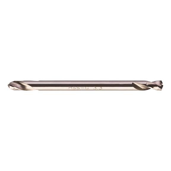 MILWAUKEE Metal drill HSS-G double-ended 3.3X49 mm 10 pieces 4932352225 - Twist drill with straight shank