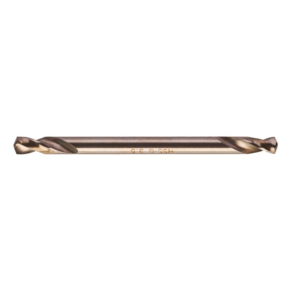 MILWAUKEE Metal drill HSS-G double-ended 3.5X52 mm 10 pieces 4932352226 - Twist drill with straight shank