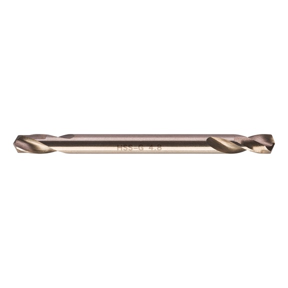 MILWAUKEE Metal drill HSS-G double-ended 4.8X62 mm 10 pieces 4932352231 - Twist drill with straight shank