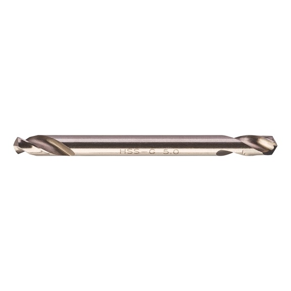 MILWAUKEE Metal drill HSS-G double-ended 5.0X62 mm 10 pieces 4932352232 - Twist drill with straight shank