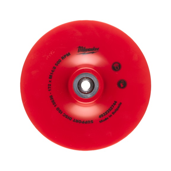 MILWAUKEE Sanding disc plastic 170 mm 22.2 mm 4932352744 - Grinding tool with diamond or boron nitride with bore