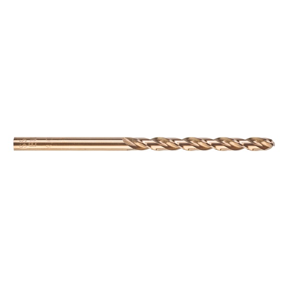 MILWAUKEE Metal drill HSS-G COBALT 4.0X75 mm 10 pieces 4932373339 - Twist drill with straight shank