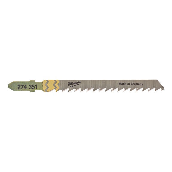 MILWAUKEE Stichsägeblatt 75/4 mm T101D 25 Stück Holz 4932373490 - Sägeblatt für Stichsäge