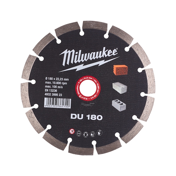 MILWAUKEE Diamond cutting disc DU180 4932399523 - Abrasive cutting disc