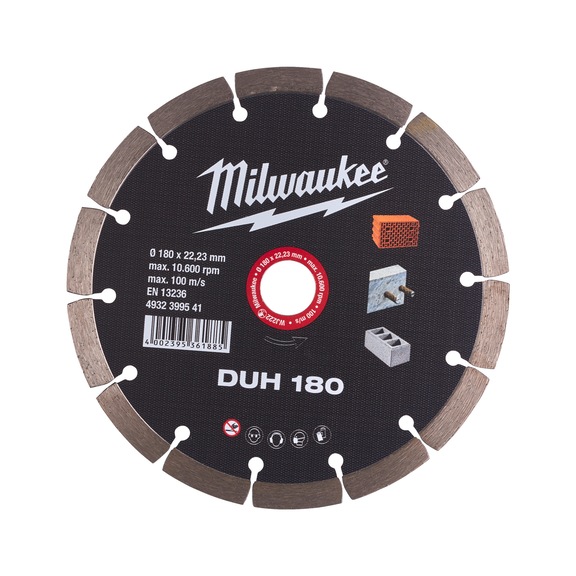 MILWAUKEE Diamond cutting disc DUH180 4932399541 - Abrasive cutting disc