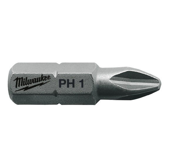 MILWAUKEE Screwdriver bit PH2 25 mm 25 pieces 4932399587 - Bit for Phillips screws