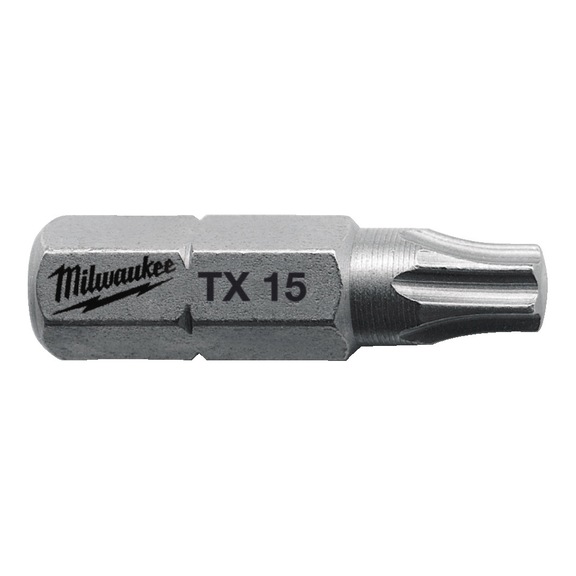 MILWAUKEE Screwdriver bit TX15 25 mm 25 pieces 4932399595 - Screwdriver bit (not specified)