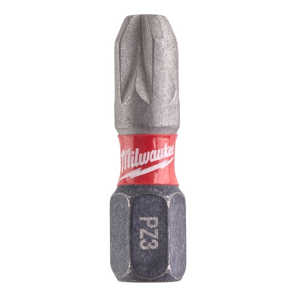 MILWAUKEE Bit PZ3 25 mm Shockwave 2 pieces 4932430868 - Bit for Phillips screws