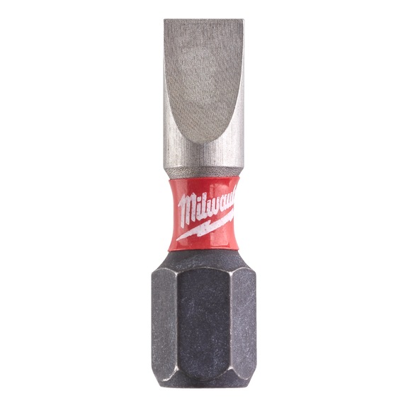 MILWAUKEE Bit SL 0.8X5.5 25 mm Shockwave 2 pieces 4932430902 - Bit for slotted screws