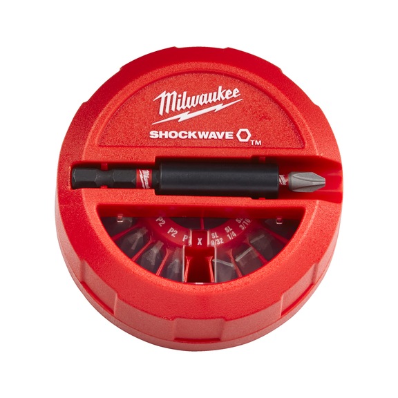 MILWAUKEE PUCK set Shockwave 15-piece 4932430904 - Bit set