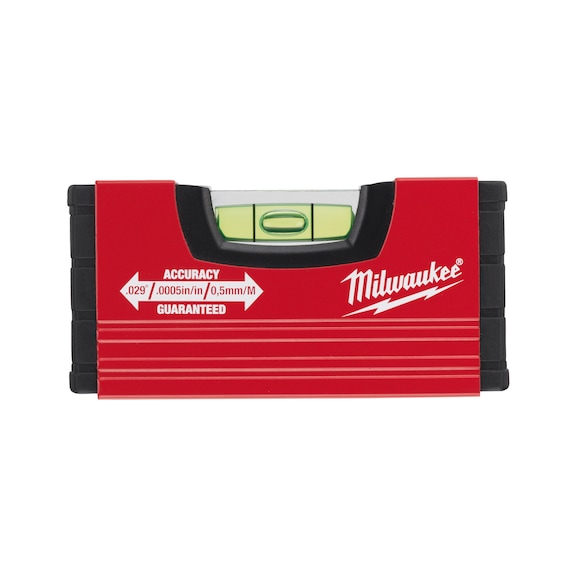 MILWAUKEE spirit level mini 10cm 1 piece 4932459100 - Building spirit level