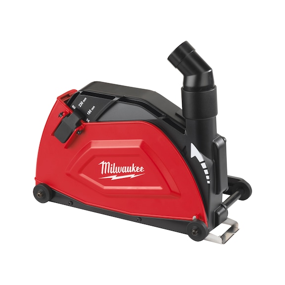 MILWAUKEE DEC230 separating extraction bonnet for WS 180-230 mm 4932459340 - Extraction mobile (operating equipment)