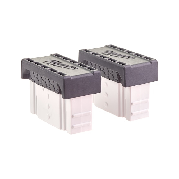 MILWAUKEE replacement end caps for Compact spirit level 2 pieces - Measuring tool (measurement, accessories)