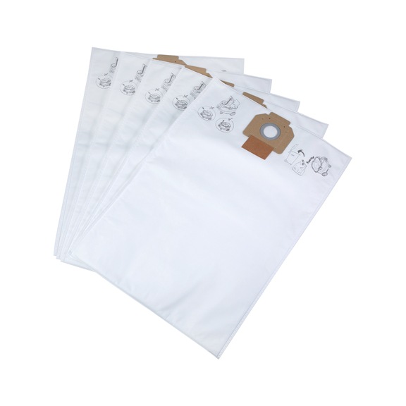 MILWAUKEE filter bag fleece 5 pieces for AS30/42 - Hoovers (accessories, factory equipment, workshop equipment)