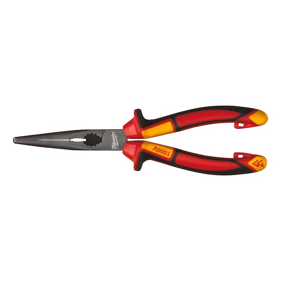 MILWAUKEE Long nose round nose pliers VDE 45 degrees 205 mm 4932464565 - Round nose pliers