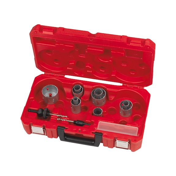 MILWAUKEE Contrator 14-piece hole saw set 4932464720 - Hole saw (non-detachable cutting edges)