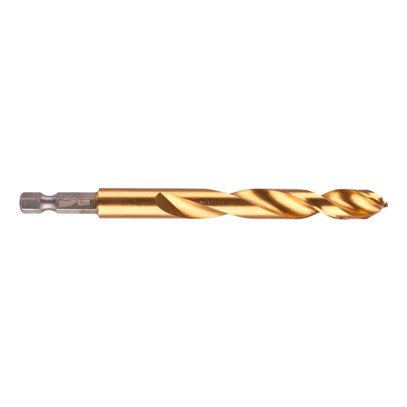 MILWAUKEE Metallbohrer Shockwave HSS-G TiN 10,2 mm 1 Stück 4932471090 - Spiralbohrer mit Zylinderschaft