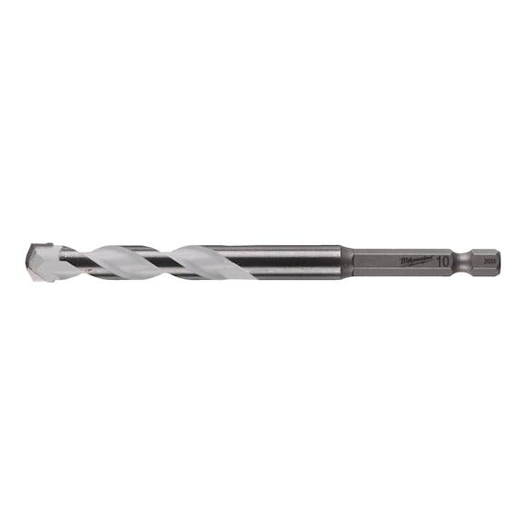 MILWAUKEE Multi-material drill 1/4 inch 10x120 mm Shockwave 4932471107 - Twist drill bit