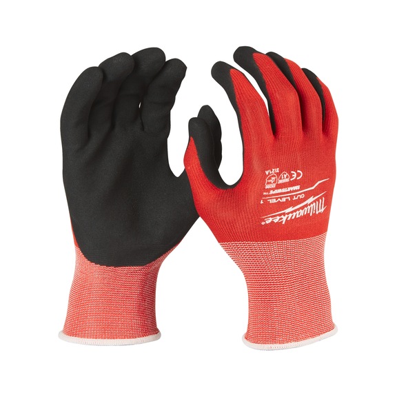 MILWAUKEE cut protection gloves class 1 XXL/11 4932471419 - Five-finger gloves