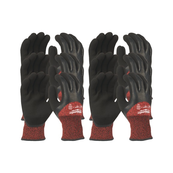 MILWAUKEE cold cut protection gloves class 3 XL/10 12 pairs 4932471612 - Heat/cold protective glove