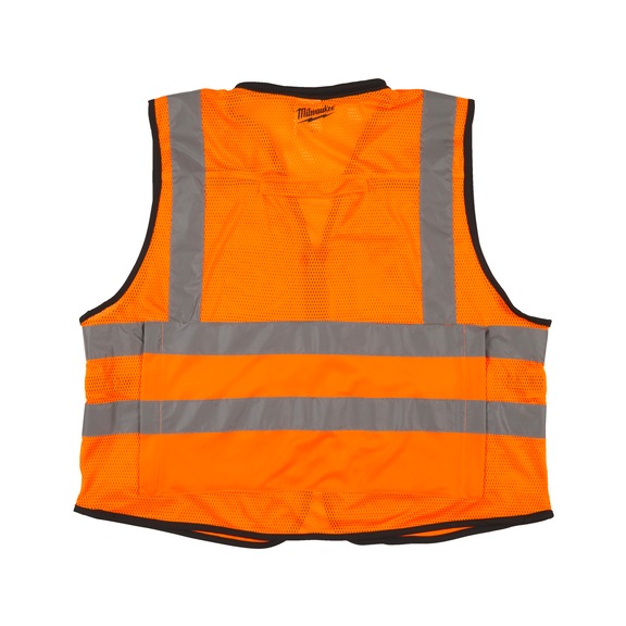 MILWAUKEE High visibility waistcoat Premium orange L/XL 4932471899 - High visibility waistcoat