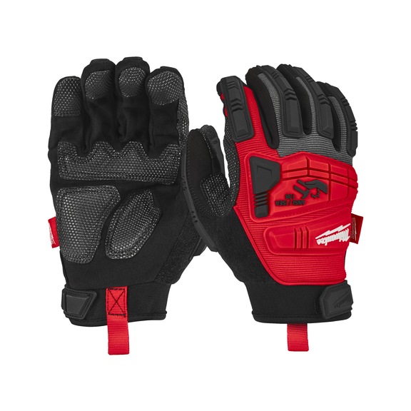 MILWAUKEE Arbeitshandschuhe schlagfest M/8 1 Paar 4932471908 - F&uuml;nffingerhandschuhe