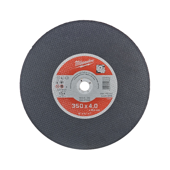 MILWAUKEE metal cutting disc 350 x 4 mm PRO-Plus 4932471989 - Abrasive cutting disc