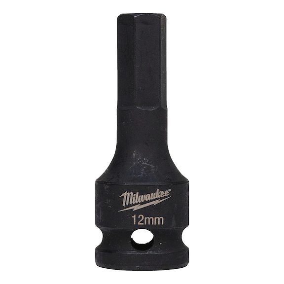 MILWAUKEE Kraft-Biteinsatz 1/2 Zoll HEX12x67 mm Shockwave 4932478067 - Schraubendrehereinsatz (nicht spezifiziert)