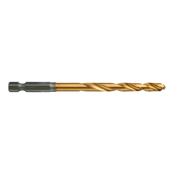 MILWAUKEE Metal drill Shockwave HSS-G TiN 6.0 mm 10 pieces 4932478181 - Twist drill with straight shank