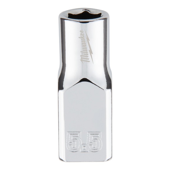 MILWAUKEE Socket 1/4 inch 5.5x25 mm 4932478313 - Socket spanner