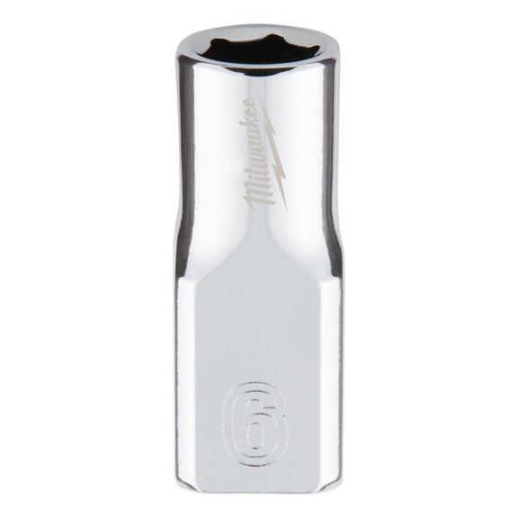 MILWAUKEE Socket 1/4 inch 6x25 mm 4932478314 - Socket spanner