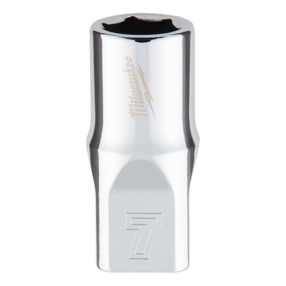 MILWAUKEE Socket 1/4 inch 7x25 mm 4932478315 - Socket spanner