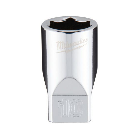 MILWAUKEE Socket 1/4 inch 10x25 mm 4932478318 - Socket spanner