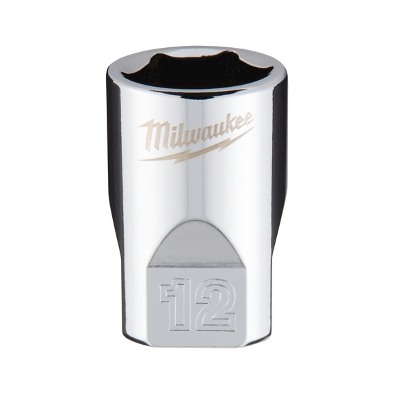 MILWAUKEE Socket 1/4 inch 12x25 mm 4932478320 - Socket spanner