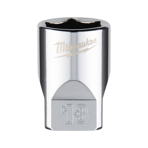 MILWAUKEE Socket 1/4 inch 13x25 mm 4932478321 - Socket spanner