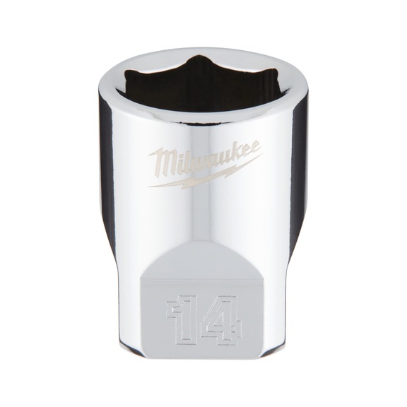 MILWAUKEE Socket 1/4 inch 14x25 mm 4932478322 - Socket spanner