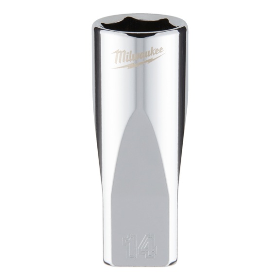 MILWAUKEE Socket 1/4 inch 14x50 mm 4932478334 - Socket spanner