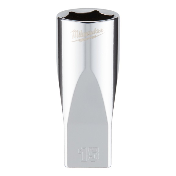 MILWAUKEE Socket 1/4 inch 15x50 mm 4932478335 - Socket spanner