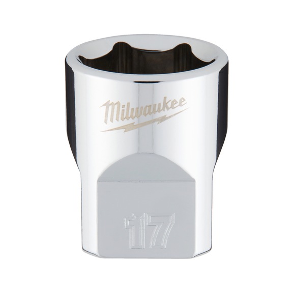 MILWAUKEE Socket 3/8 inch 17x28 mm 4932478347 - Socket spanner