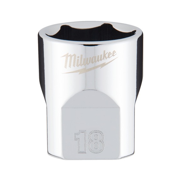 MILWAUKEE Socket 3/8 inch 18x28 mm 4932478348 - Socket spanner