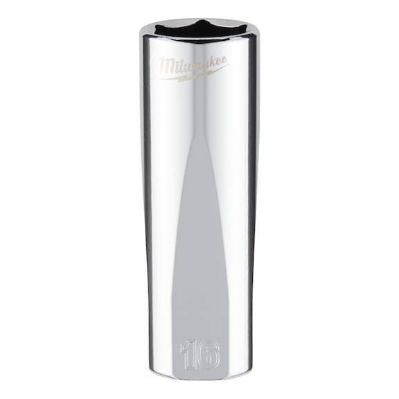 MILWAUKEE Socket 3/8 inch 16x63 mm 4932478360 - Socket spanner