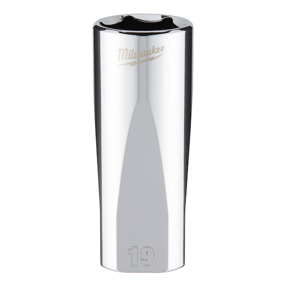 MILWAUKEE Socket 3/8 inch 19x63 mm 4932478363 - Socket spanner