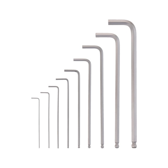 MILWAUKEE 9-piece hexagon spanner set 4932478621 - Allen key set