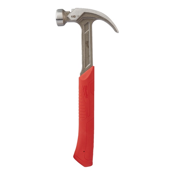 MILWAUKEE cranked steel claw hammer 450g 4932478655 - Latthammer