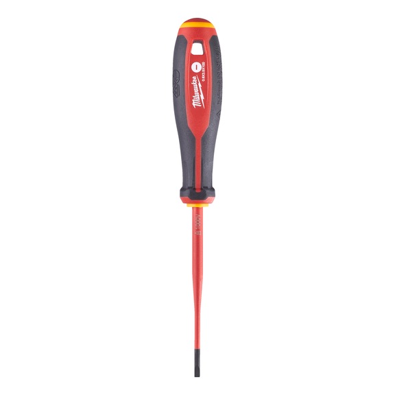 MILWAUKEE Tri-Lobe screwdriver VDE0.6X3.5X100 4932478714 - Slotted screwdriver