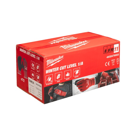 MILWAUKEE Kälte-Schnittschutzhandschuh1 XXL/11 72 Paar 4932479003 - Wärme-/Kälte-Schutzhandschuh