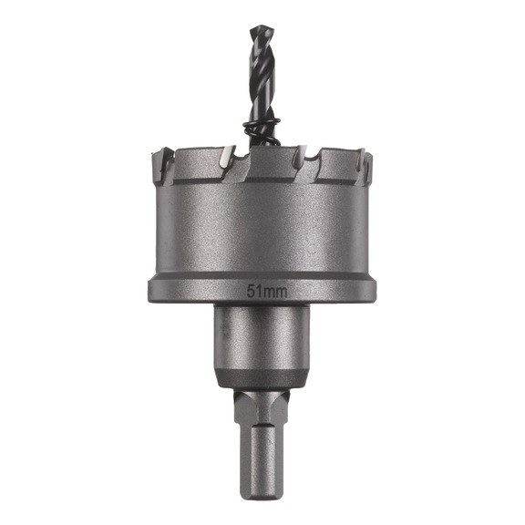 MILWAUKEE TCT hole saw for stainless steel 51 mm 4932479049 - Hole saw (non-detachable cutting edges)